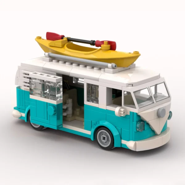 T1 VW Camper Custom Lego Build (BrixBuilt)